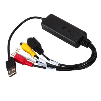 LccKaa AV RCA, USB 2.0 kabel adapter pretvornik Avdio in Video posnetki Sim Adapter PC Kabli Za TV DVD, VHS naprave za zajemanje