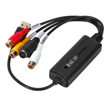 LccKaa AV RCA, USB 2.0 kabel adapter pretvornik Avdio in Video posnetki Sim Adapter PC Kabli Za TV DVD, VHS naprave za zajemanje
