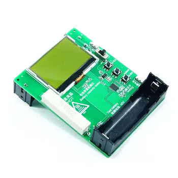 LCD-Zaslon 18650 Litij-Zmogljivost Baterije Tester Modul LCD zaslon, 128X64 Moči Banke Zmogljivosti test 0~9999mAh