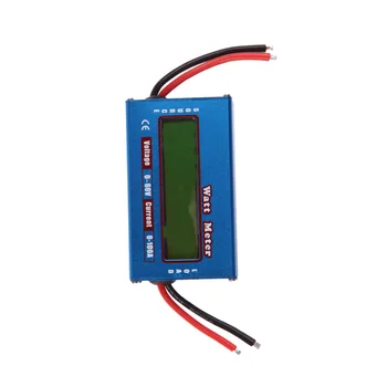 LCD Zaslon Vklop Analizatorja Prenosni 0-100A 4-60V Digitalni Trenutne Energetske Meter W/Volt/Amp Tester Ampermeter Sončev Veter Analyzer