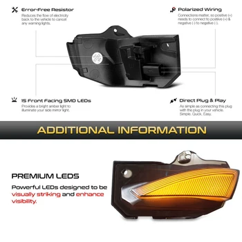 LED Dinamični Ogledalo Vključite Opozorilne Luči Blinker Žarnice Teče Voda Blinker Za Toyota Corolla Sienta XP170 Yaris XP210 2019-2021