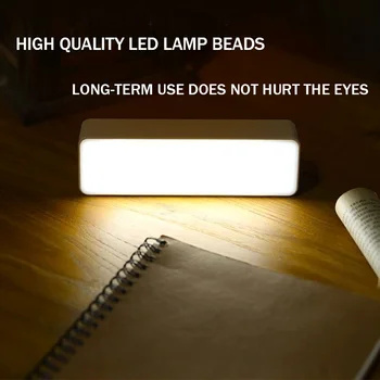 LED Nočno Luč, ki Visi Magnetni USB Brezžični Omaro Lučka Stepless Zatemnitev Za Spalnice Branje dom, Kuhinjo, Omaro Dekor