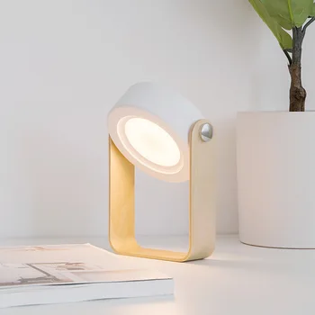 LED Nočno Luč Prenosna Svetilka Svetilka Zložljivi USB Touch Zatemniti Branje za ponovno Polnjenje za Otroke Postelji nočne luči