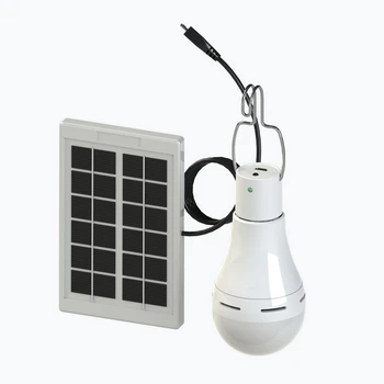 LED Sončne Svetlobe Sončna Žarnica z Daljinskim upravljalnikom Lučka Zaprtih Nepremočljiva Plošča Sili Plastičnih Žarnica Kavljem Šotor Luč na Prostem
