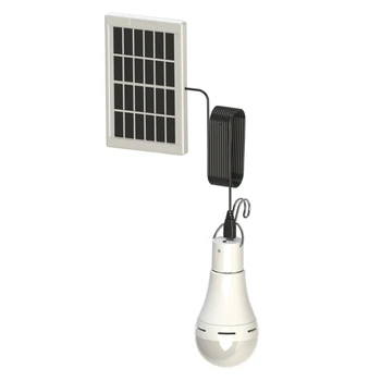 LED Sončne Svetlobe Sončna Žarnica z Daljinskim upravljalnikom Lučka Zaprtih Nepremočljiva Plošča Sili Plastičnih Žarnica Kavljem Šotor Luč na Prostem