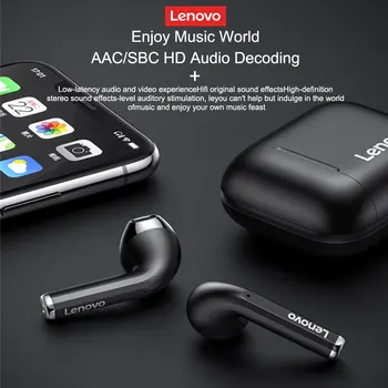 Lenovo LP2 TWS Brezžične Slušalke Bluetooth5.0 Dual Stereo Bas Touch Ultra Dolge Pripravljenosti Nepremočljiva Mini Šport Stereo Earset