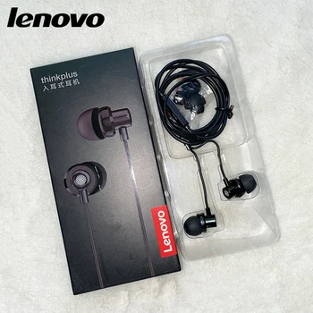 Lenovo TW13 Slušalke Thinkplus 3,5 MM V Uho Bass sistem Stereo Slušalke Z Mikrofonom Žično Nadzor Za S5 S3, K3 K5 ZUK Z2 Pro Vibe P1 Mi 8