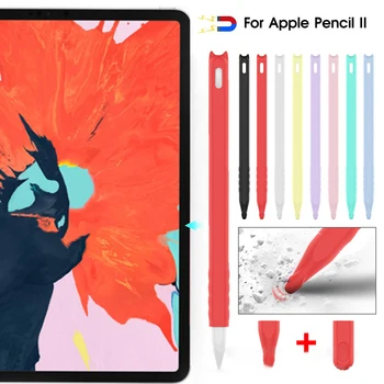 Lep Mačka Vzorec TPU Silikon Zaščitni Etui Skp Pokrov ležišča Za Apple Svinčnik 2 Pribor Anti-scratch Primeru za Svinčnik 2.