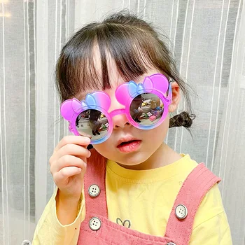 Lep otroška sončna Očala Dekleta Fantje Srčkan Risanka sončna Očala Za Otroke sončna Očala UV400 Otroci Mickey Mačka Očala