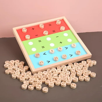 Lesene Matematiko Učenje Igrače Montessori Sto Štetje Igre Predšolskih