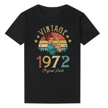 Letnik 1972 Karanteno Edition TShirt Rosie Ženske 49-letni 49. Darilo za Rojstni dan Mama, Žena, Hči Oblačila Retro T Shirt