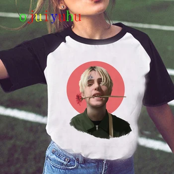 Lil Peep Ženske T Shirt Hip Hop Smešno Ulzzang Cry Baby Tshirt Ulične Grafični Grunge Estetske T-shirt Ženski zgornji deli oblačil Tee Majice