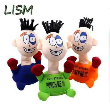 LISM Fidget Igrače Urad Tlaka Otrok Anti Stres Električni Plišastih Igrač za Delo Tlaka Ustvarjalne Vent Kričal Lutka
