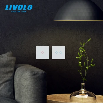 LIVOLO EU Standard Smart Zigbee Touch Senzor Stenska Stikala za Luč,Avtomatizacijo Doma Brezžični Nadzor,Google Doma,Alexa,Yandex Povezava