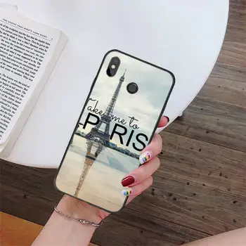 Ljubezen Pariz, Eifflov stolp, Francija Primeru Telefon Za Xiaomi Redmi 4X 5Plus 6A 7 7A 8 8A Redmi Opomba 4 5 7 8 9 Opomba 8T 8Pro 9Pro