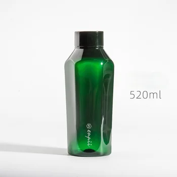 Ljubimec Tritan steklenica za vodo Preprosto Skodelico mleka steklenico vode na debelo postavke kristalno steklenico vode jasno kvadratni steklenico, okolju prijazne