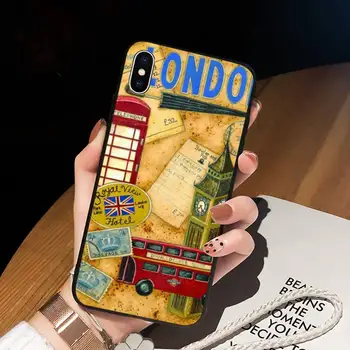 London avtobus angliji telefon Big Ben Primeru Telefon Za iPhone Mini 12 11 Pro XS Max X XR 7 8 Plus
