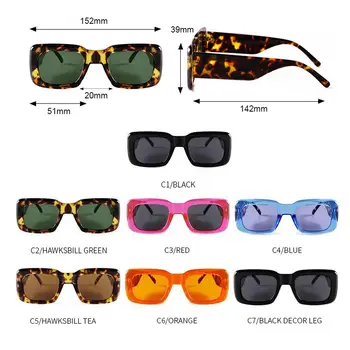 LongKeeper Kvadratnih sončna Očala Ženske Letnik Debel Okvir Punk sončna Očala Moških Luksuzni Odtenkih Modnih Gafas De Sol Mujer UV400