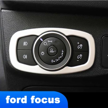 Lsrtw2017 Avto Smerniki Vklop Gumb Okvir Okraskov Notranja Oprema Styling za Ford Focus MK4 2019 2020 2021 Ogljikovih Vlaken