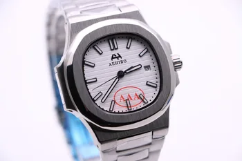 Luksuzne blagovne znamke AEHIBO watch moških avtomatsko mehansko uro moških AAA iz nerjavečega jekla svetlobna strani pp vojaške moških zapestne ure