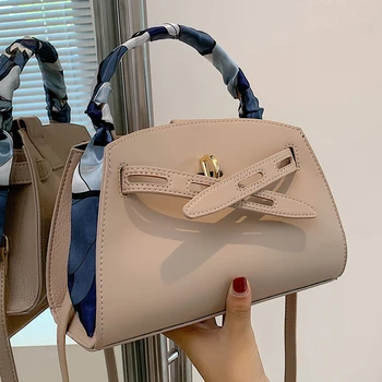 Luksuzne blagovne znamke Traku Tote vrečko 2021 Moda Novo Kakovost PU Usnja Ženske Oblikovalec Torbici barva Ramenski Messenger Bag