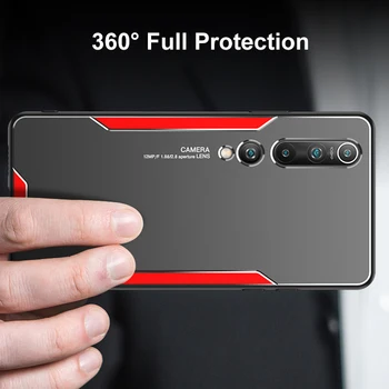 Luksuzni Kovinski Primeru Telefon Za Xiaomi Mi 10 Ultra A3 Poco X3 NFC M3 F2 Pro Silikonski Pokrov Primeru Za Xiaomi Redmi 10X K20 K30 Pro 5G