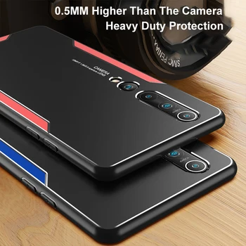 Luksuzni Kovinski Primeru Telefon Za Xiaomi Mi 10 Ultra A3 Poco X3 NFC M3 F2 Pro Silikonski Pokrov Primeru Za Xiaomi Redmi 10X K20 K30 Pro 5G