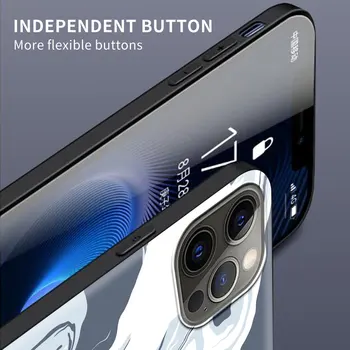 Luksuzni Marmorja Slikarski slog Silikonski Primeru Telefon za iPhone 11 12 Max Pro 7 8 Plus 6 6S Plus X XS Max XR SE(2020) Črni Pokrov