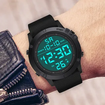 Luksuzni Mens Digitalni Led Watch Moda za Moške Vojaške Športne Ročne ure Datum Šport na Prostem Elektronski Watch Relogio Masculino