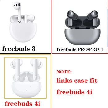 Luštna Za Huawei Freebuds 4i Primeru Luksuznih platno risanka Keychain Silikonski Non-slip Slušalke Pokrov zaščitni Primeru