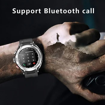 LYKRY T92 Smartwatch 1.28 palčni TWS Slušalke Bluetooth, združljiva Klic 380mAh Ure Telesne Temperature Moški Gledajo Za Android ios