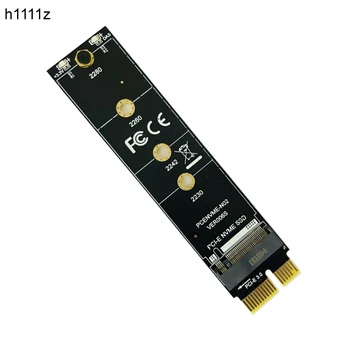 M. 2 NVMe SSD PCI-E Adapter PCI Express 3.0 x1 M Tipka Priključek za Visoke Hitrosti Širitev Kartica Podpora 2230 2242 2260 2280 Velikost M. 2 SSD