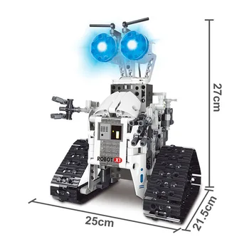 Mailackers Tehnične RC Avto Robot Ustvarjalca Strokovnjak za Gradnjo Blokov, Daljinski Nadzor Inteligentnih Pralni Higt Tech Igrače Opeke Darilo