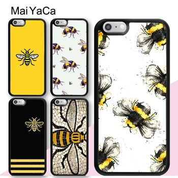 MaiYaCa Manchester delavec čebele, Čmrlji Primeru Za iPhone mini 12 11 Pro Max SE 2020 6S 7 8 Plus 5S XS Max XR X Hrbtni Pokrovček Coque