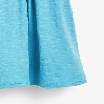 Malo Maven 2021 Poletje Obleko za Baby Dekleta Modra Lepa Oblačila za Dojenčka Otroci Nositi Primerno za Otroke od 2 do 7