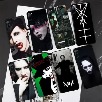 Marilyn Manson Rock glasbenik Primeru Telefon Za Redmi 8A 9A 10X Opomba 8 8t 9 Pro Max 10 K20 K30 Pro Kritje Mehko Nazaj