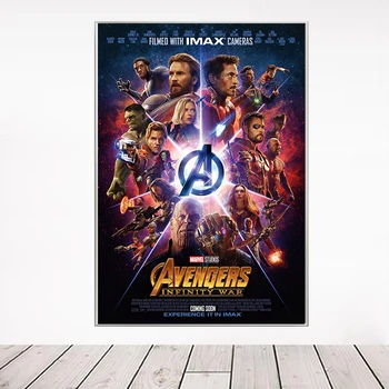 Marvel Avengers Black Widow Filmski Plakat Superheroj Infinity Vojne Platno Slikarstvo Print Film Wall Art Slika Otroci Soba Doma Dekor