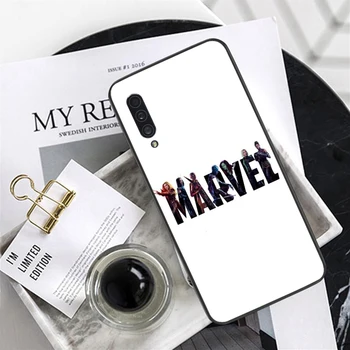Marvel Avengers Heros za Samsung Galaxy A90 A80 A70S A70 A60 A50 A40 A30 A20 A10 A2 Core Black Primeru Telefon