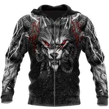 Materni Temno Črna Wolf Živali 3D Full Tiskanja Velikost XS-7XL Hoodie Moški Ženske Harajuku Outwear Zadrgo Puloverju Unisex Majica-1
