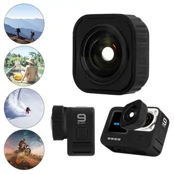 Max Objektiv Mod širokokotni Objektiv Za GoPro HERO9 Black Vlog Streljanje Objektiv Kamere Filter delovanje Fotoaparata Dodatki