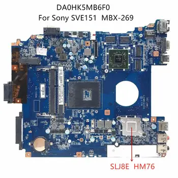 MBX-269 DA0HK5MB6F0 A1892854A A1892855A A1876100A A1876099A ZA Sony SVE151 SVE151E11M prenosni računalnik z matično ploščo z hm76 in GPU, 1 gb