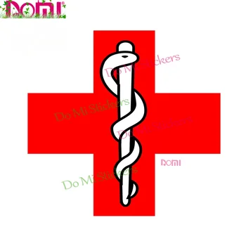 Medicinske Simbol EMS Kača Nalepke Rdečega Križa Nalepko Motokros Dirke Laptop Čelada Trunk Steno Avto Nalepke
