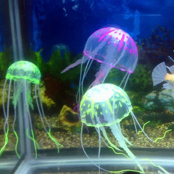 Meduze Fluorescentna Ornament Vodnih Hišne Potrebščine Umetno Meduze Izdelki Za Hišne Živali Ribe Okraski Okraski Tank Dekoracijo