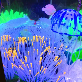 Meduze Fluorescentna Ornament Vodnih Hišne Potrebščine Umetno Meduze Izdelki Za Hišne Živali Ribe Okraski Okraski Tank Dekoracijo