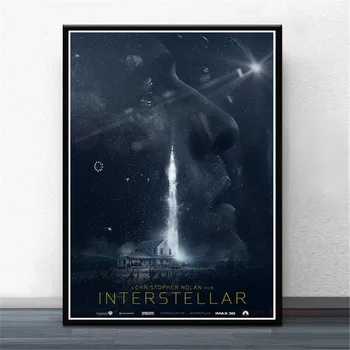 Medzvezdni plakat klasičnih sci-fi film platno stensko umetnik doma dekoracijo tiskanje darilo
