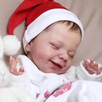 Mehke Silikonske Prerojeni Baby Doll Plesni Dodatki Veren Ročno 20 Palčni Kompleti DIY Spalna aprila Smeška