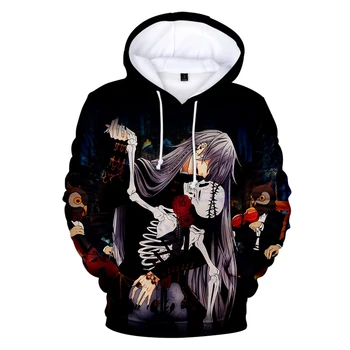 Men Kul hoodie Anime black butler Hoodies 3D Visoke Kakovosti Sweatshirts Kuroshitsuji hoodie Hip Hop Moške blagovne znamke Ulične