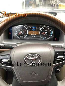 Meter Zaslon Za Toyota Land Cruiser 2008-2019 LC200 12.3 Android 9 armaturne Plošče Zamenjava Zabava predvajalnik
