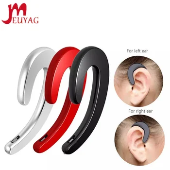 MEUYAG Brezžične Bluetooth Slušalke za prostoročno telefoniranje z mikrofonom Kostne prevodnosti Bluetooth slušalka držalo za uho ne čepi