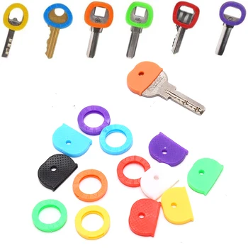Mešane Barve Votlih Multi Color Gume Mehko Tipko Ključavnice, Ključi Skp Ključ Zajema Pokrivalo Keyring
